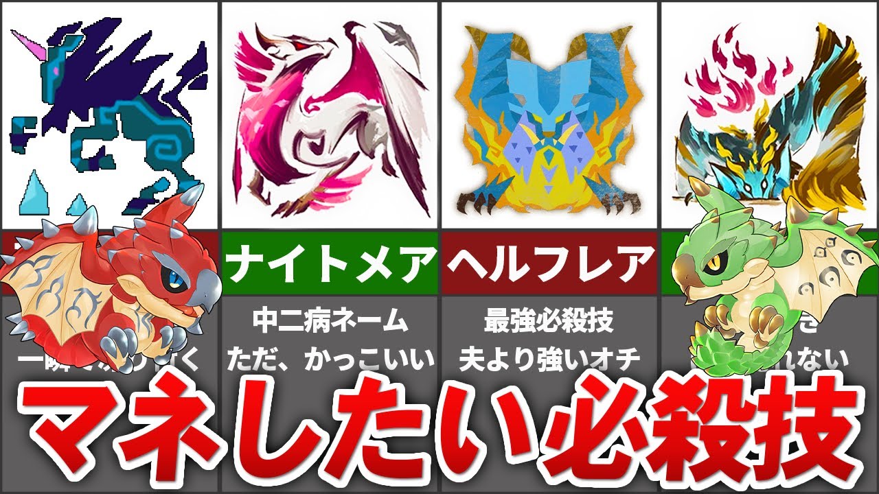 【リオ夫妻と見る】モンスターなら1度は使ってみたいSSS級の必殺技ランキング【モンハン】