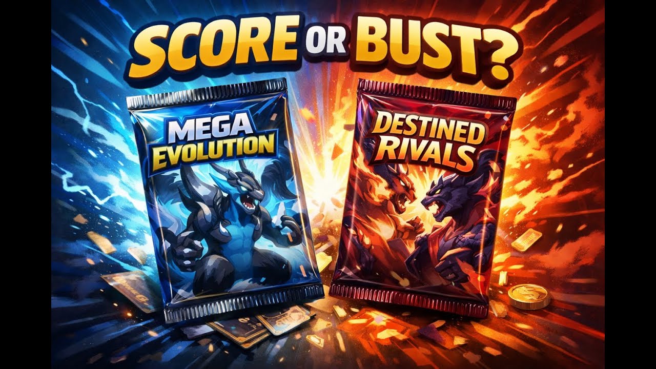 Pokemon Tin #1: One pack of Mega Evolutions and one pack of Destined Rivals