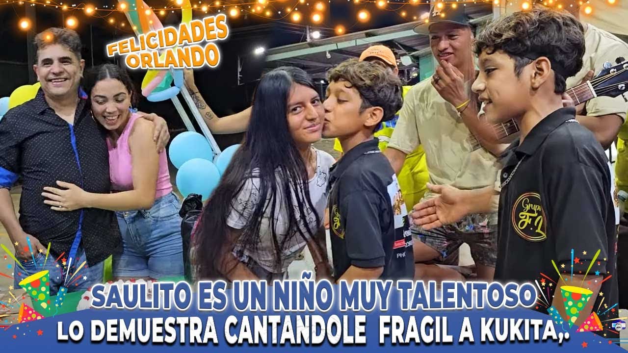 Saulito le canta a Kukita. Las bichas le dan unas bonitas palabras de agradecimiento a Orlando.