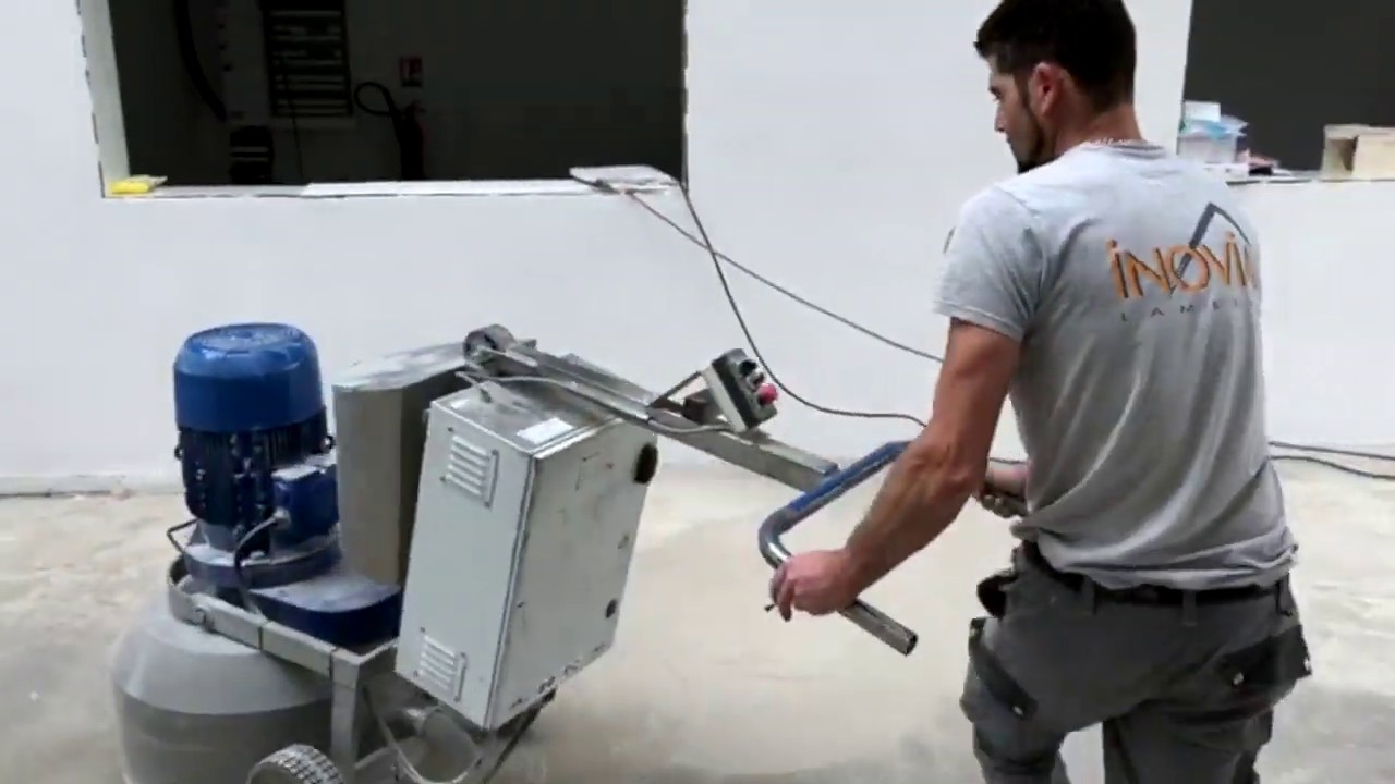 Mise en peinture d'un sol de garage