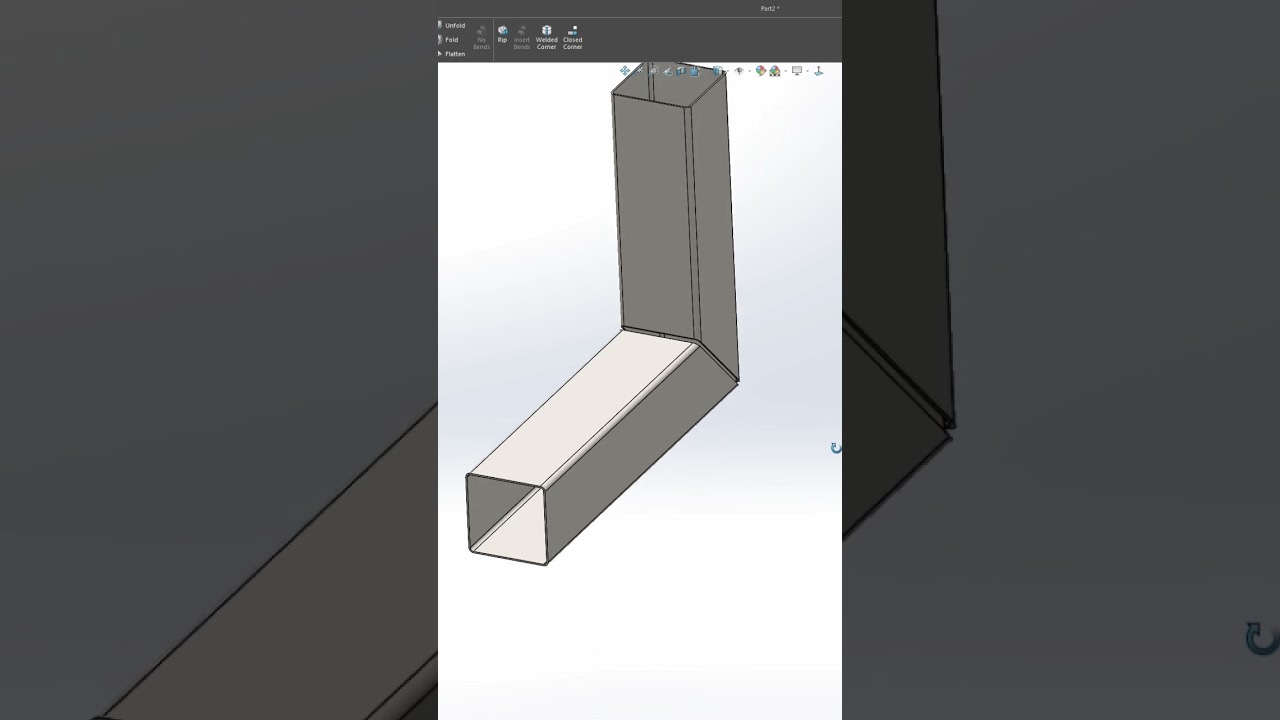 Square steel tube bending solidworks