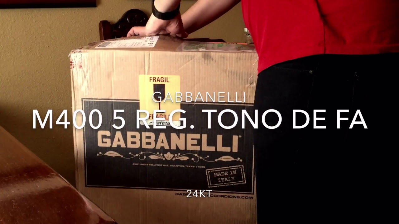 Gabbanelli 5 Reg. Unboxing 2016