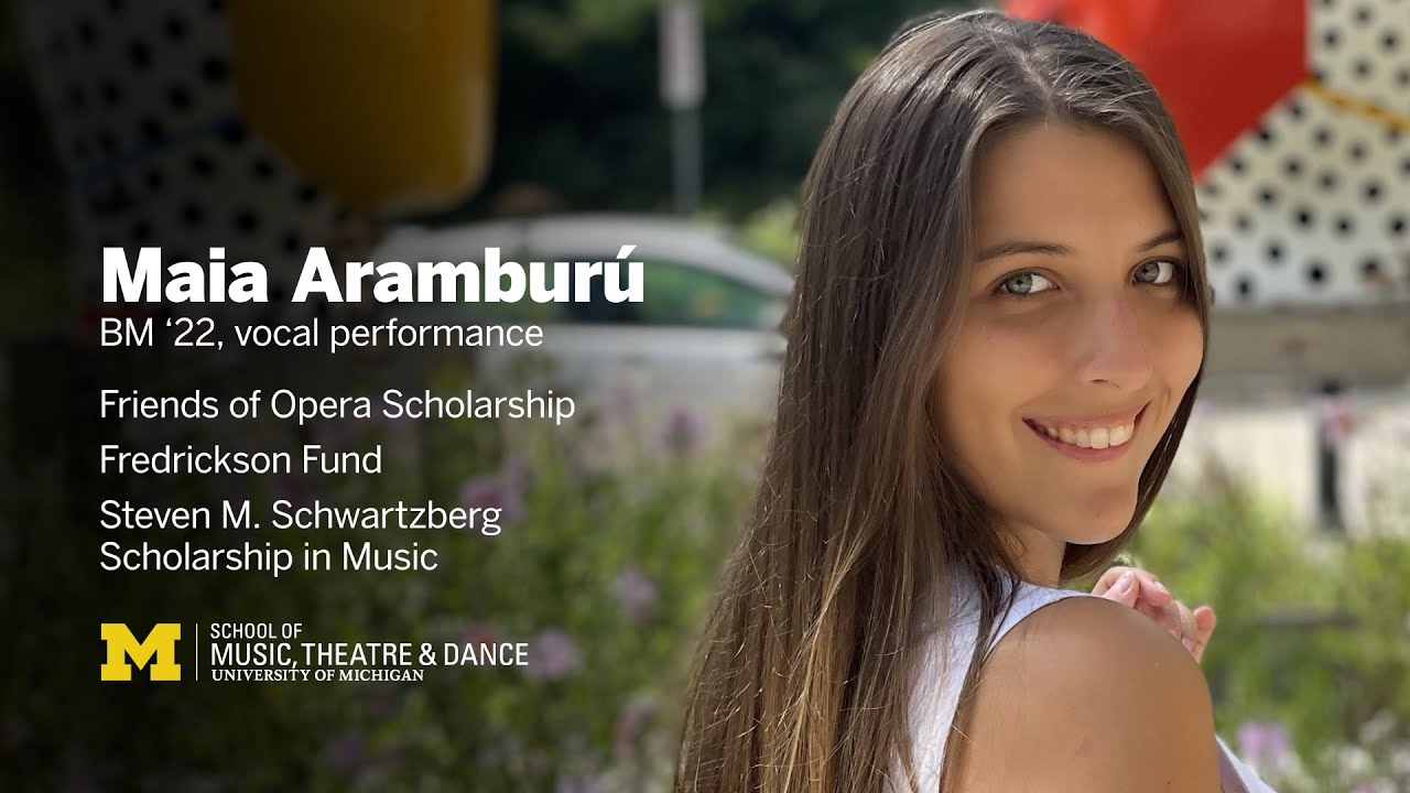 A Scholarship Story: Maia Arambur&uacute; (BM '22, vocal performance)