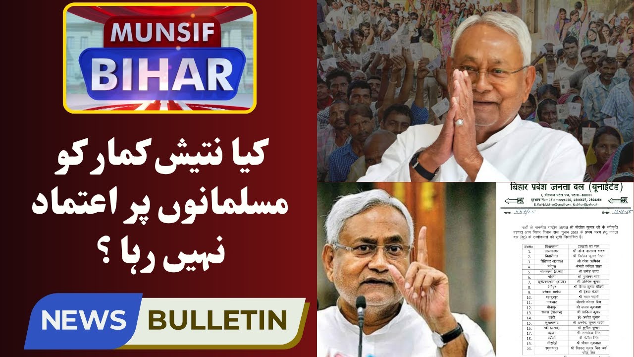 JDU Releases First List: Nitish Kumar Focuses on Caste Balance, No Muslim Candidate Yet