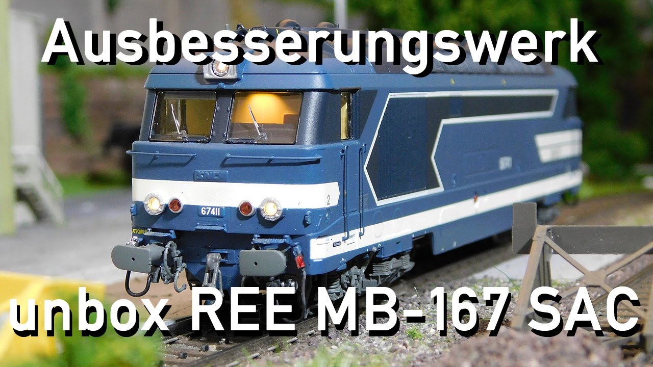 Ausbesserungswerk H0 unbox REE MB-167 SAC Reihe 67400 SNCF