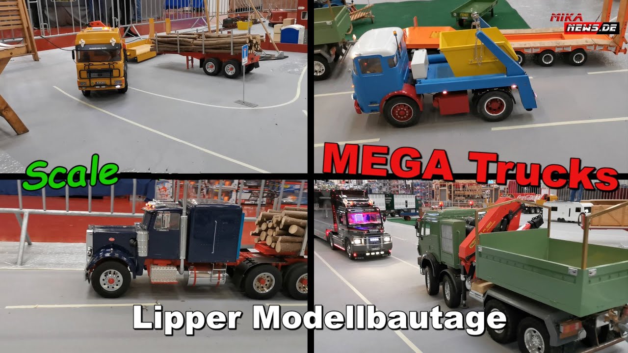 RC Mega Trucks - Coca Cola Truck - Container Scale 1/8 - Lipper Modellbautage #scale #toys #truck
