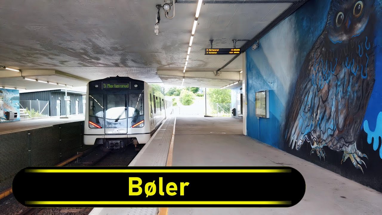 Metro Station Bøler - Oslo 🇳🇴 - Walkthrough 🚶