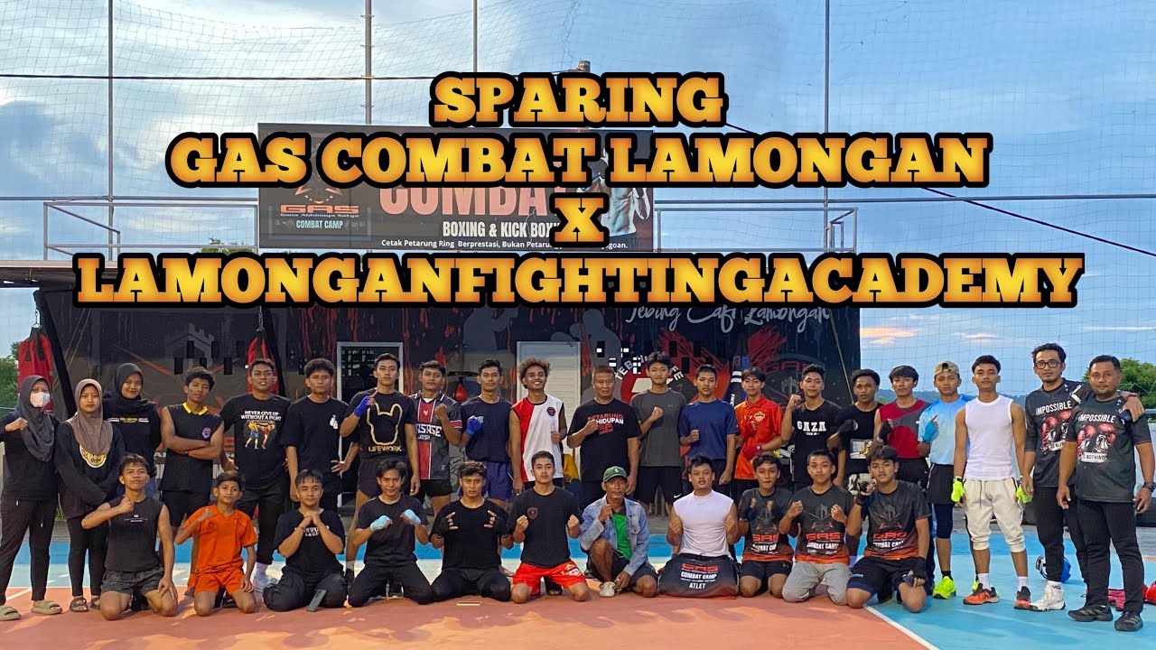 SPARING BOXING GAS COMBAT LAMONGAN X LAMONGANFIGHTINGACADEMY || VLOG RANDOM PART 2 