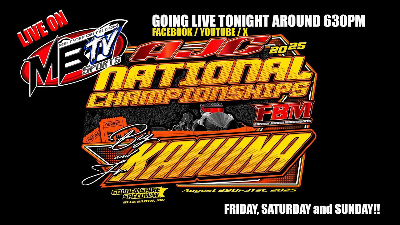 🚨 We’re LIVE from Golden Spike Speedway in Blue Earth, MN for the 2025 AJC Nationals! 🚨