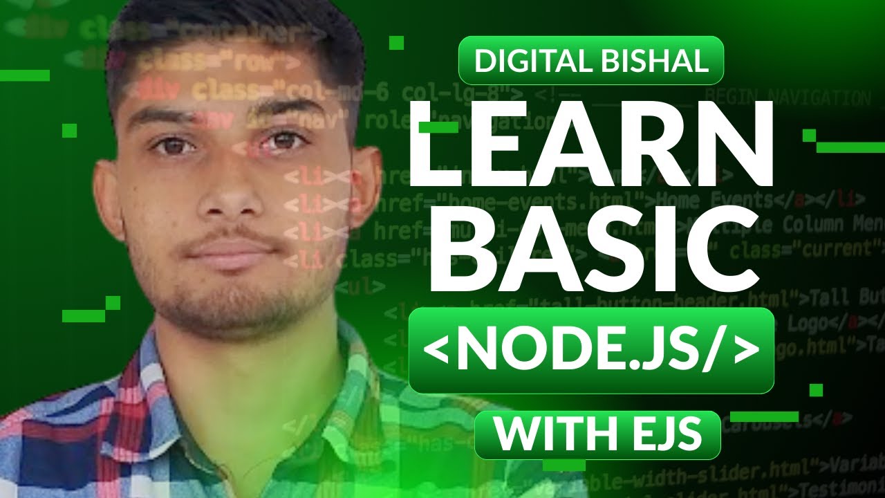 Learn Node.js with EJS Step by Step for Beginners