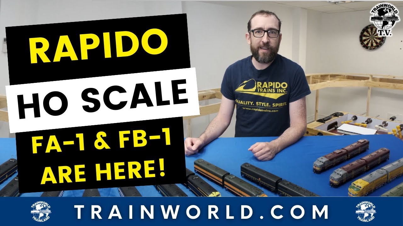 Rapido Trains HO Scale Alco FA/FB-1s are here!