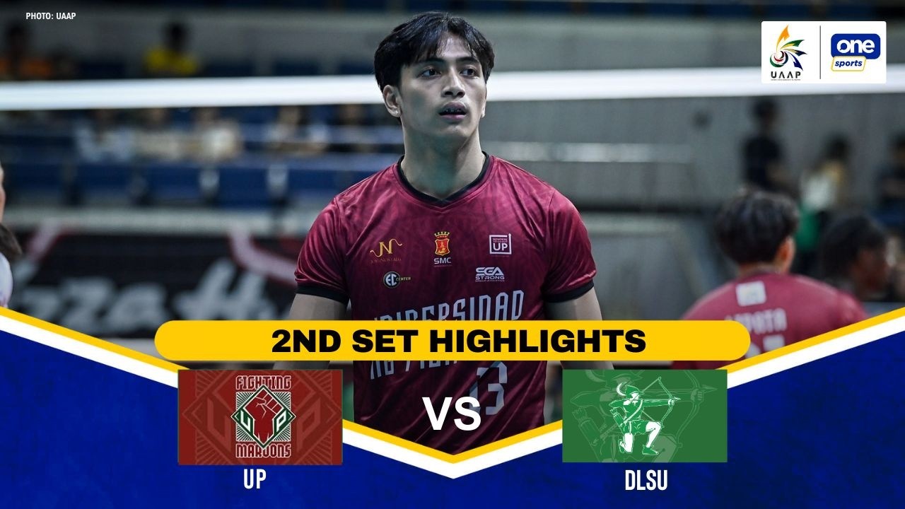 DLSU vs. UP | SET 2 HIGHLIGHTS | UAAP SEASON 88 MEN&rsquo;S VOLLEYBALL ROUND 1 | JAN. 25, 2025