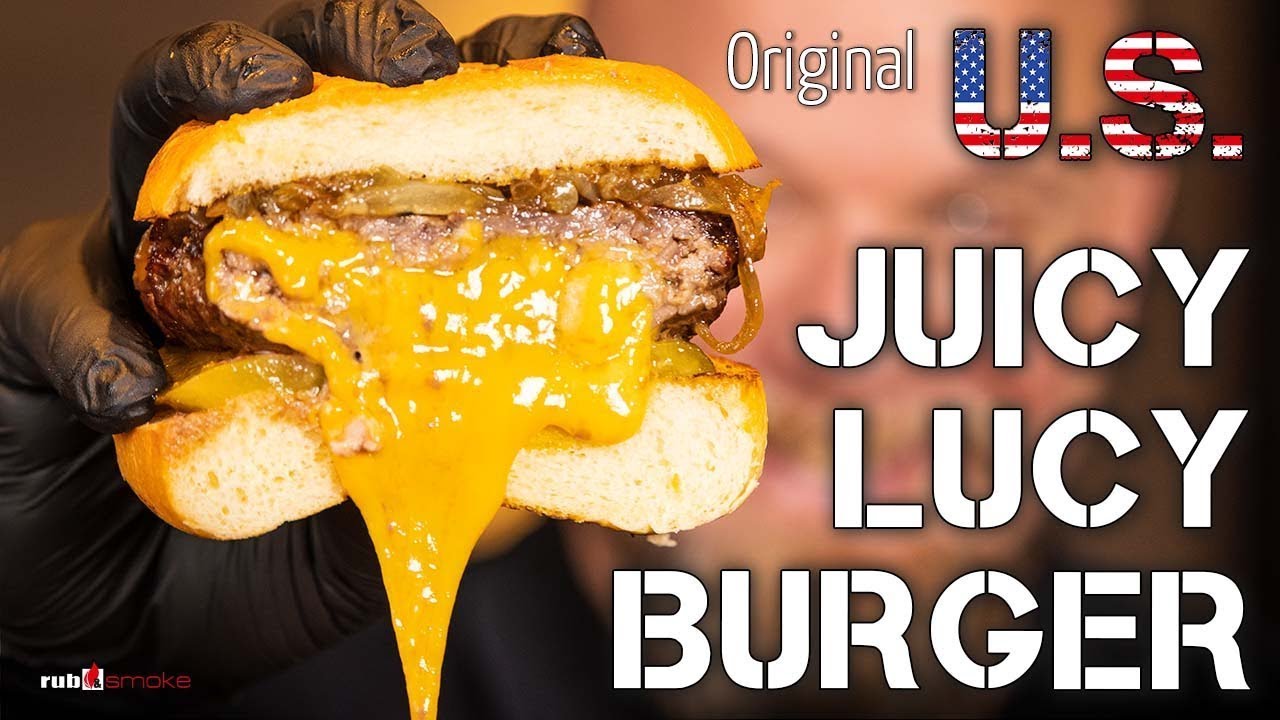 Juicy Lucy Burger | die Original Cheeseburger Legende | Grillrezept