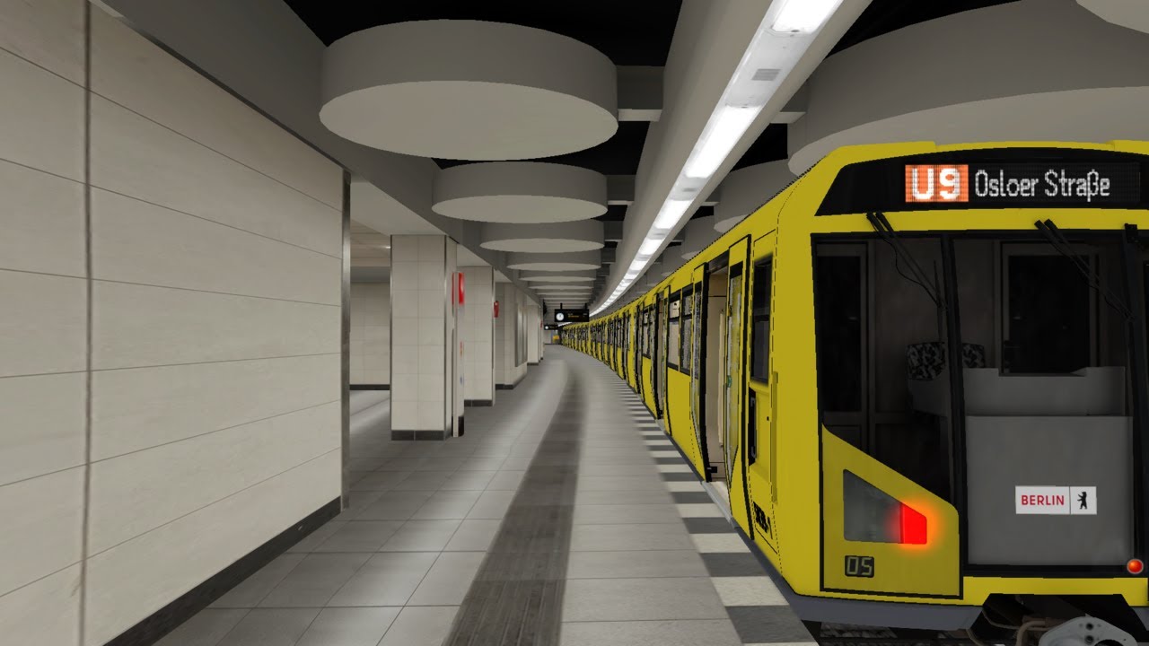 Auf der U9 im H-Zug Richtung Osloer Straße | TRS2009 | U-Bahn Sim Berlin