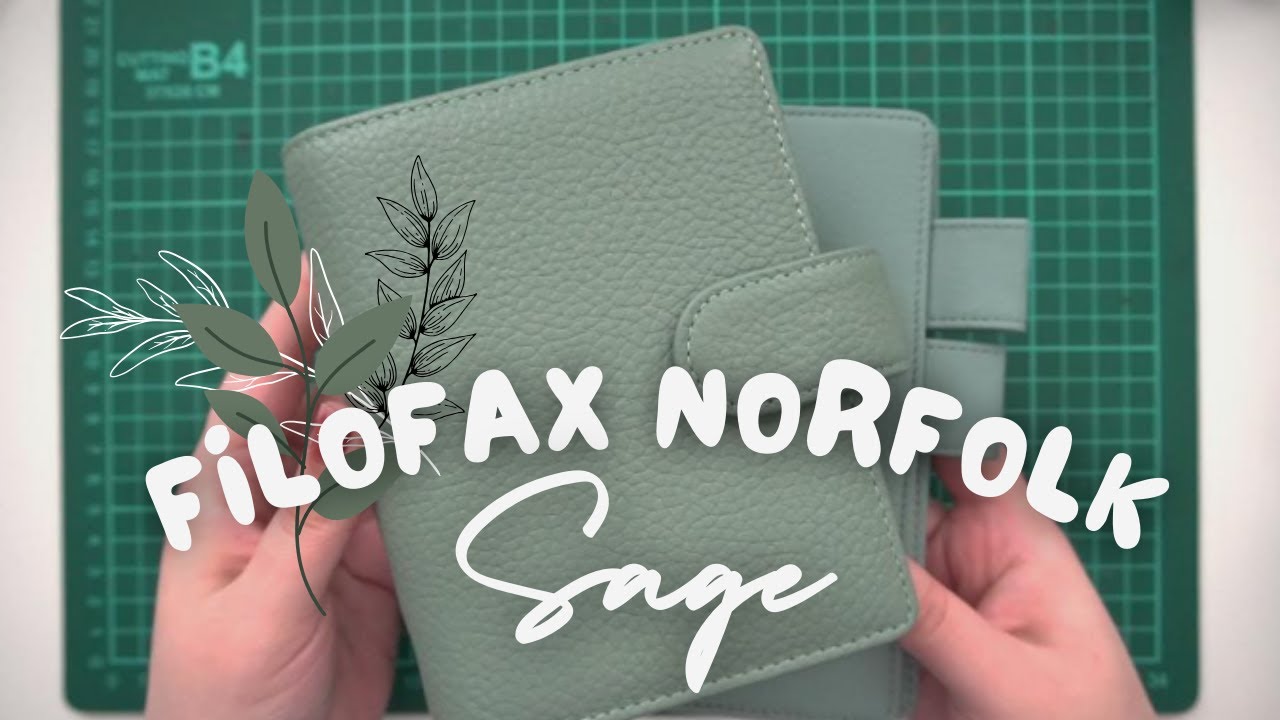 Another De-ring Project: Filofax Norfolk Sage🌿