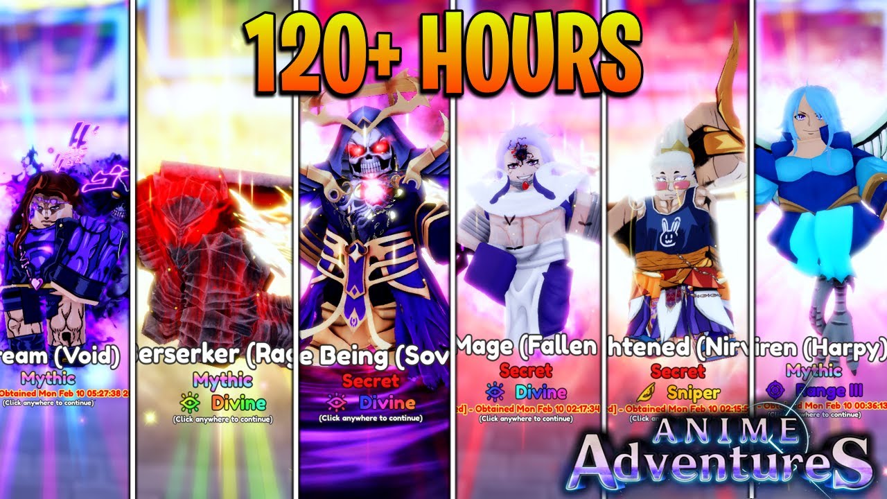Rich Noob Spent 120+ Hours & Got Lucky In Anime Adventures! (Episode 13)