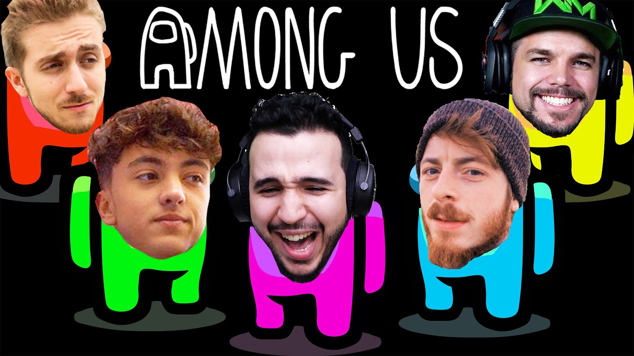 AMONG US feat. Cyrilmp4, Inoxtag, Skyrroz, Sora et bien d'autres..