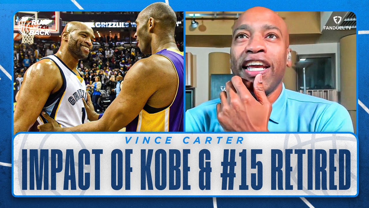 Vince Carter Talks Kobe Bryant Impact on Him, Favorite Mementos & Retiring #15 with Raptors!