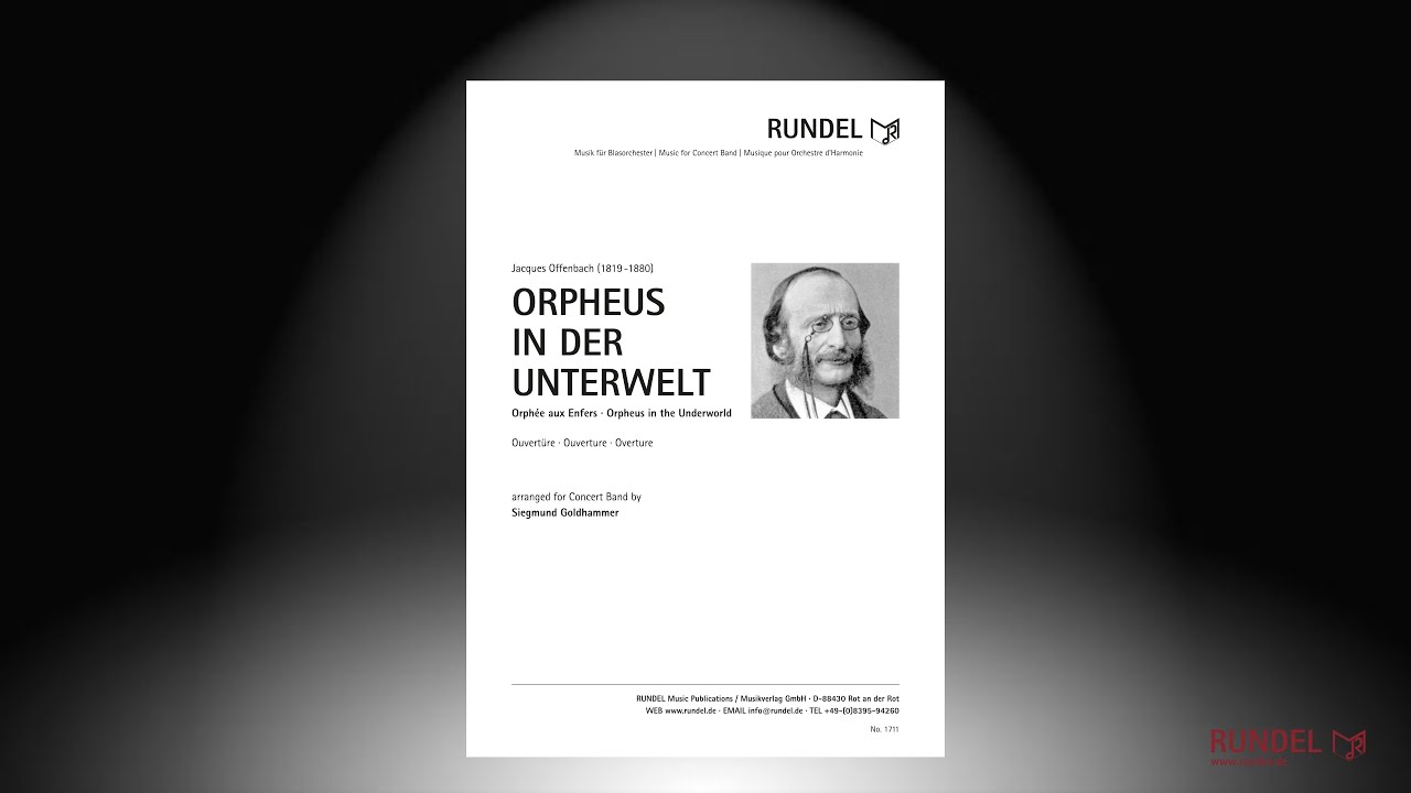Orpheus in der Unterwelt | Jacques Offenbach (1819-1880) | Arrangement: Siegmund Goldhammer