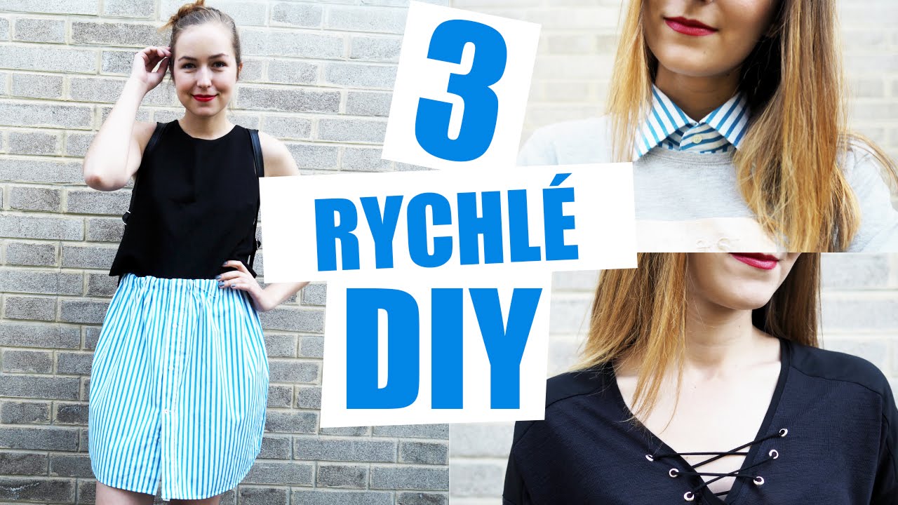 Style It! | DIY sukně, límeček a tričko se šněrováním!