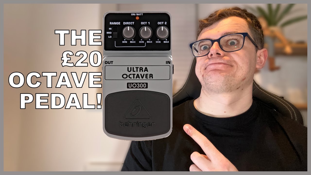 Behringer UO300 Octave Pedal Sound Samples - It's cheap and fun but still flawed!