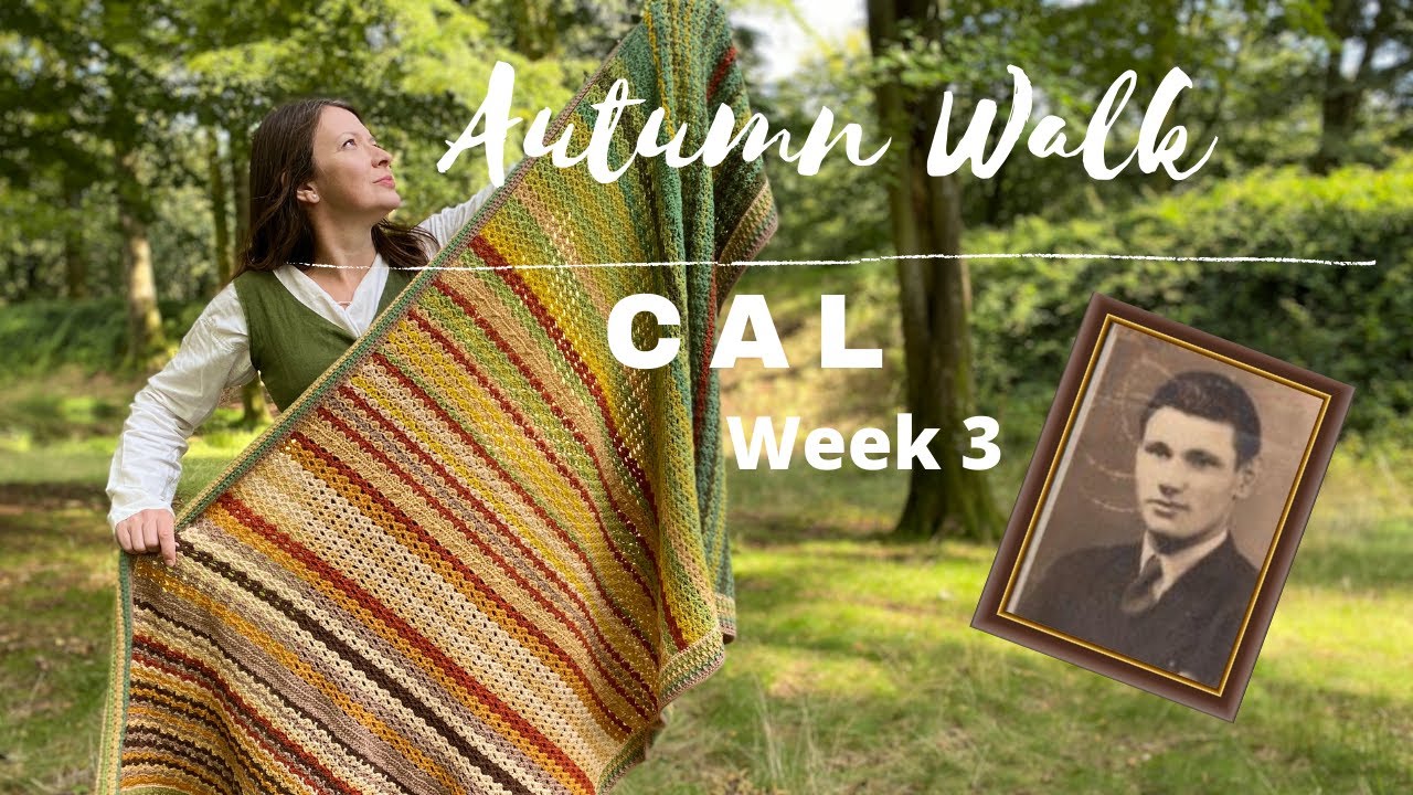Crochet A Long Blanket 2020: 🍂 AUTUMN WALK 🍂  // WEEK #3 | Ophelia Talks Crochet