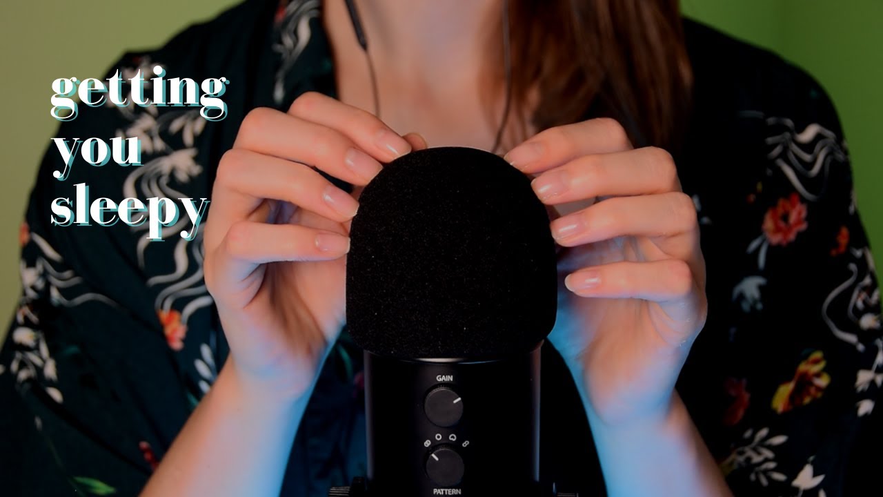 ASMR Gentle Mic Scratching, Mouth Sounds & Calming Hand Movements for Sleep 💤 (no talking)
