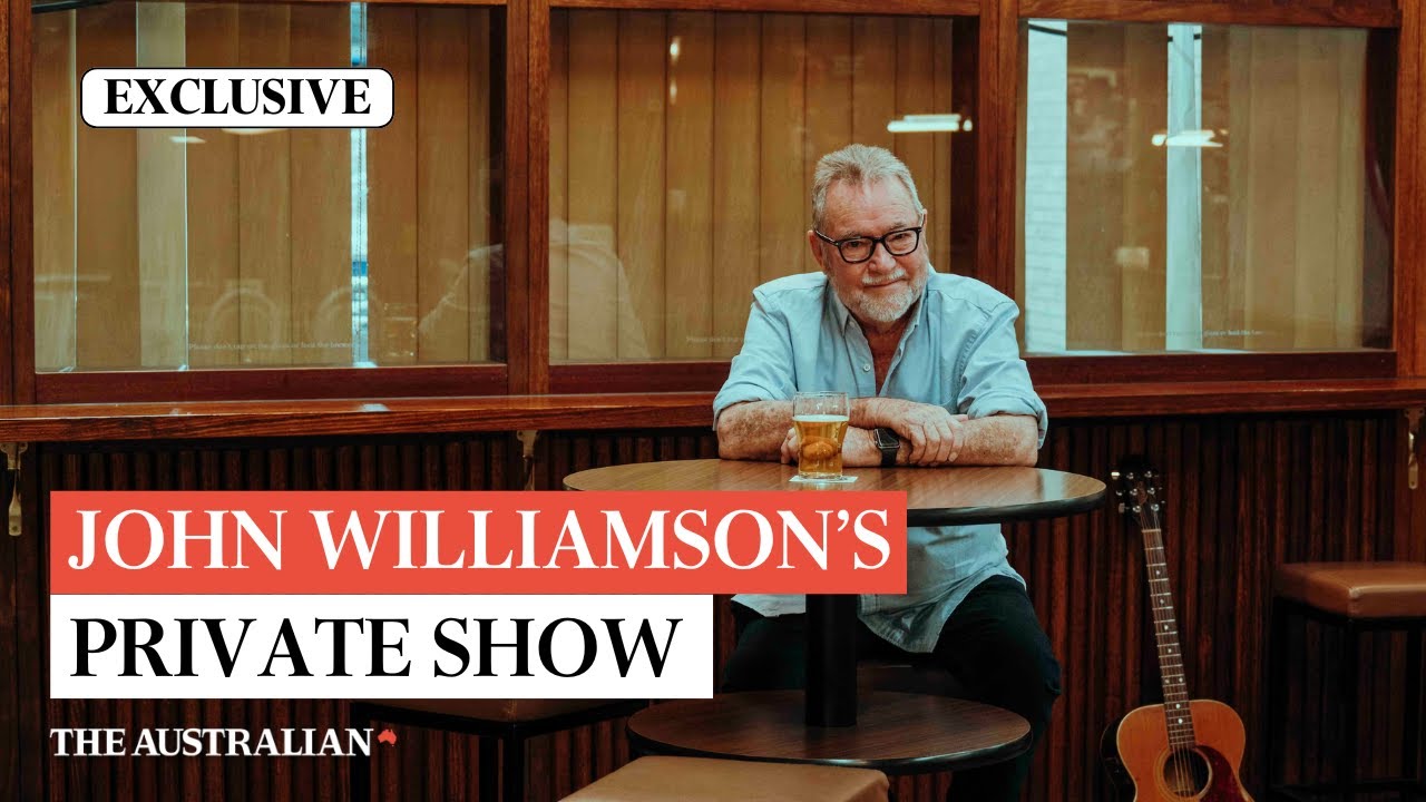 John Williamson performs 'True Blue' - and unreleased songs, at 80