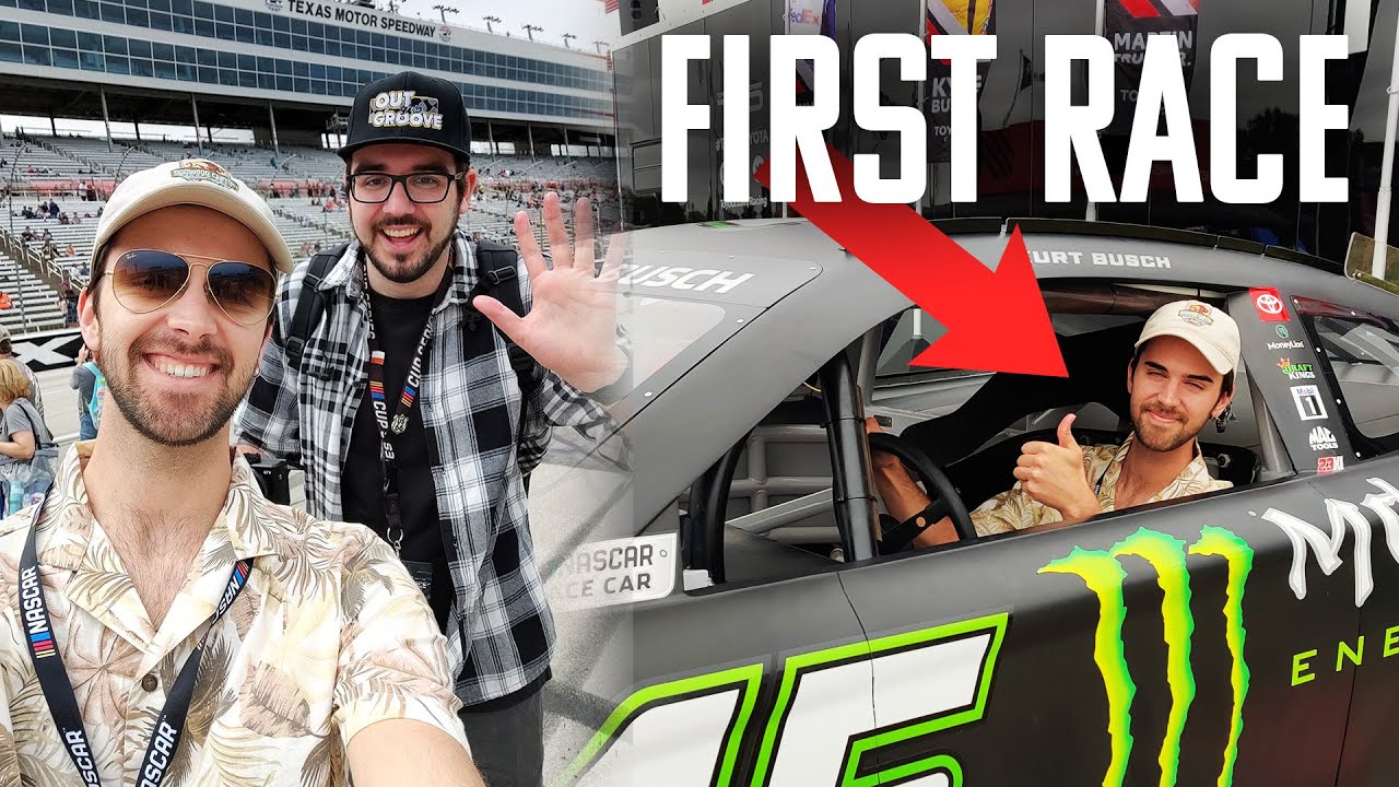 FIRST NASCAR RACE EVER | Bringing My Friend To Texas Motor Speedway