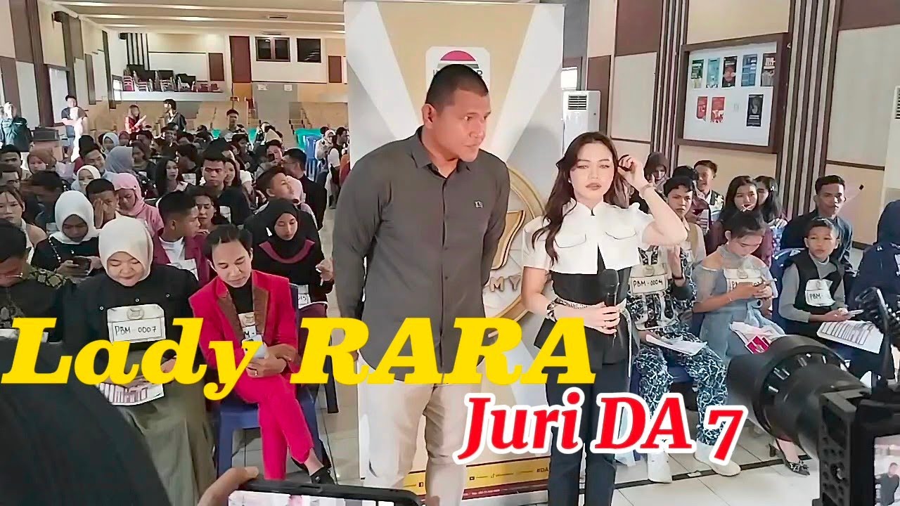 Lady RARA Jadi Juri DA 7, Peserta Audisi DA 7 Histeris