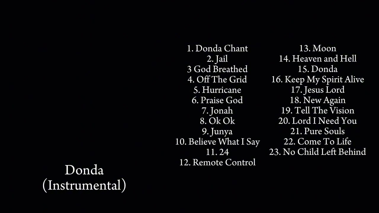 Donda (Instrumental) - FULL ALBUM
