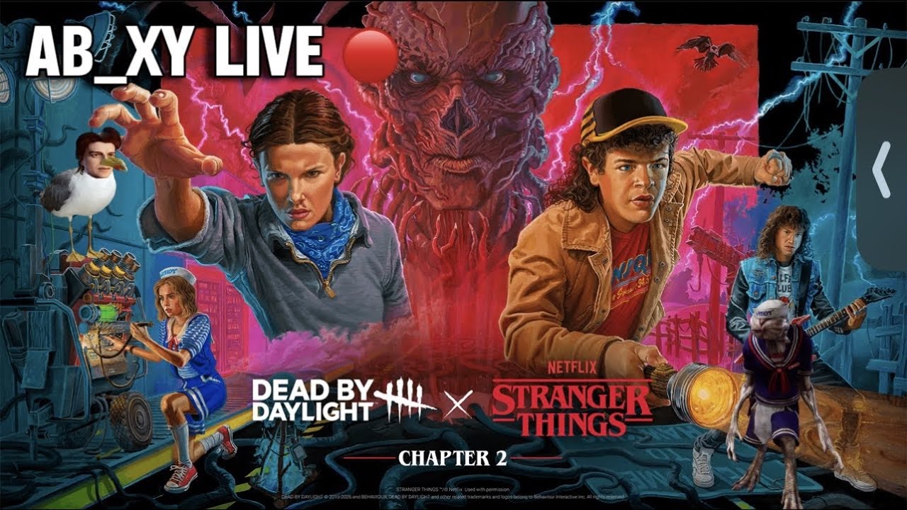 DEAD BY DAYLIGHT LIVE 🔴 STRANGER THINGS!!