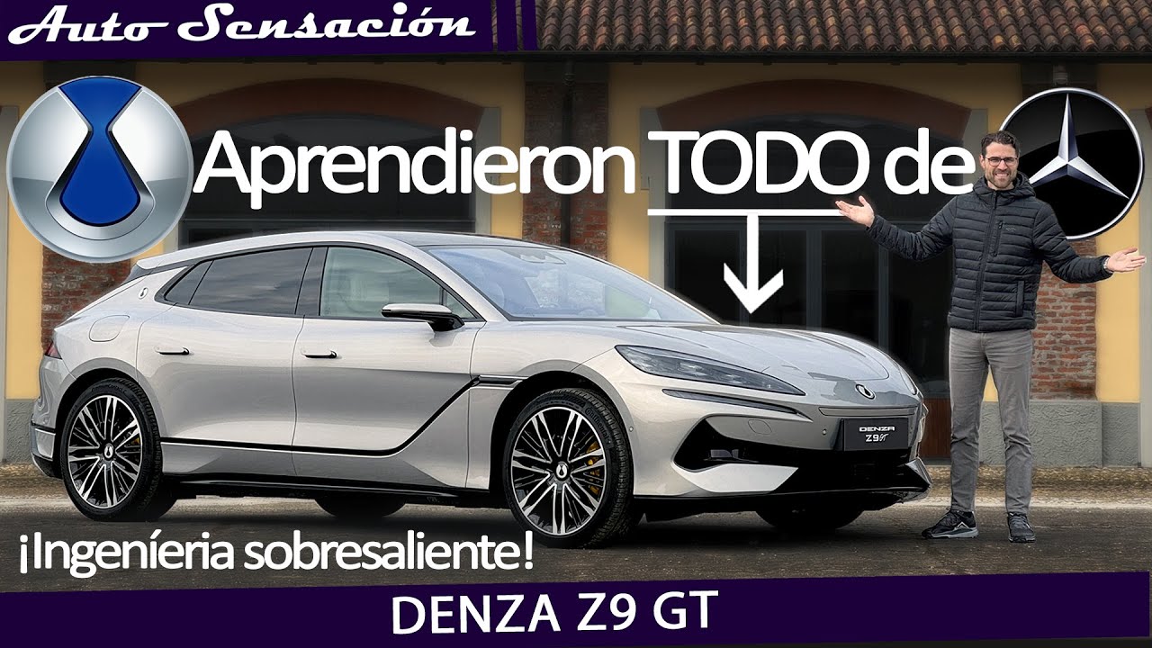 Prueba Denza Z9 gt 2025.  Los ex-socios chinos de Mercedes-Benz ya NO son los aprendices.