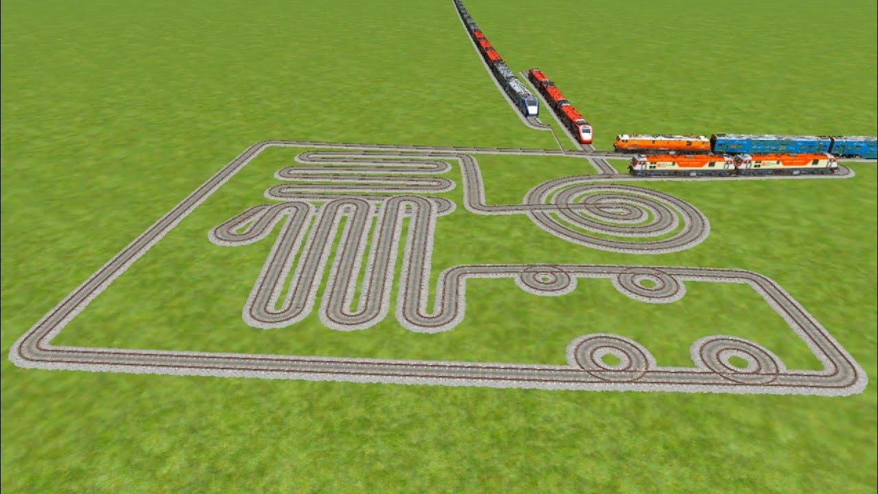 Vandhebhart express route change over bridge crossing bumpy classic moment gameing play forest route
