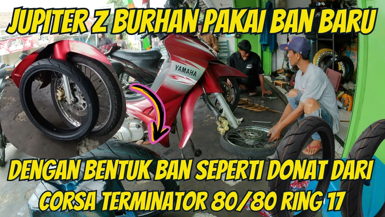 AKSELERASI JUPITER Z SETELAH GANTI BAN BARU DARI CORSA TERMINATOR ‼️
