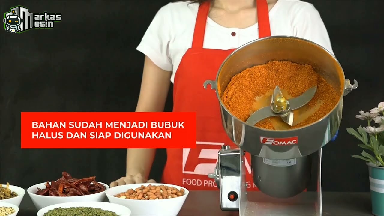 REVIEW MESIN PENEPUNG BERKUALITAS Bisa Untuk Giling Rempah Maupun Kacang FCT-Z1000 FOMAC