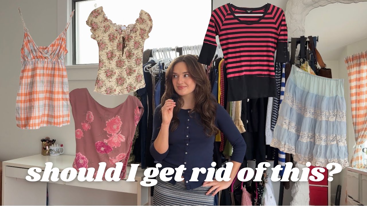 cleaning out my closet  