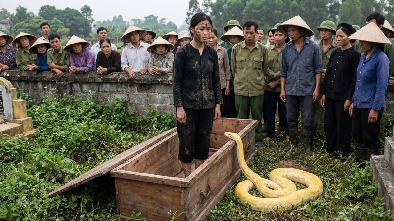 Cô Gái 25 Tuổi Sống Lại Sau 3 Ngày Chô.n Cất Cùng Con Trăn Vàng Khổng Lồ