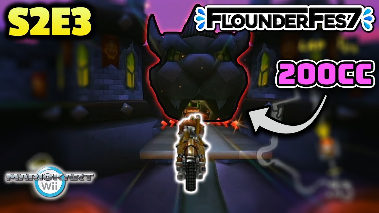 Playing Bowser's Castles on 200cc Online! - Mario Kart Wii