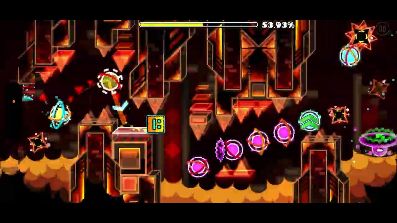 Flamewall 100% new hardest geometry dash