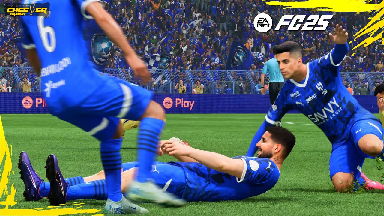 فيفا 25 -  الهلال السعودي ضد نادي النصر- الدوري السعودي - بلاي ستيشن 5 - تعليق عربي