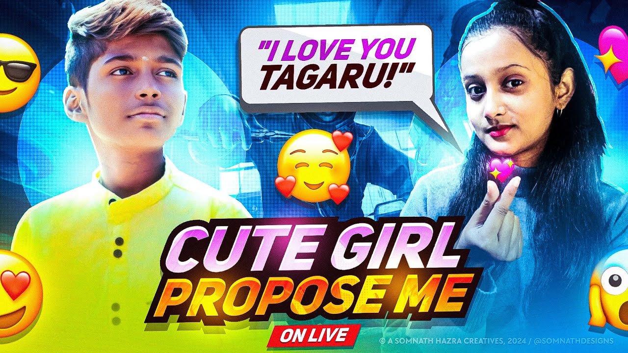 CUTE GIRL PROPOSE ME ON LIVE 🤯😱 CUTEST PROPOSAL EVER ON LIVE💖💘 @Rai Star
