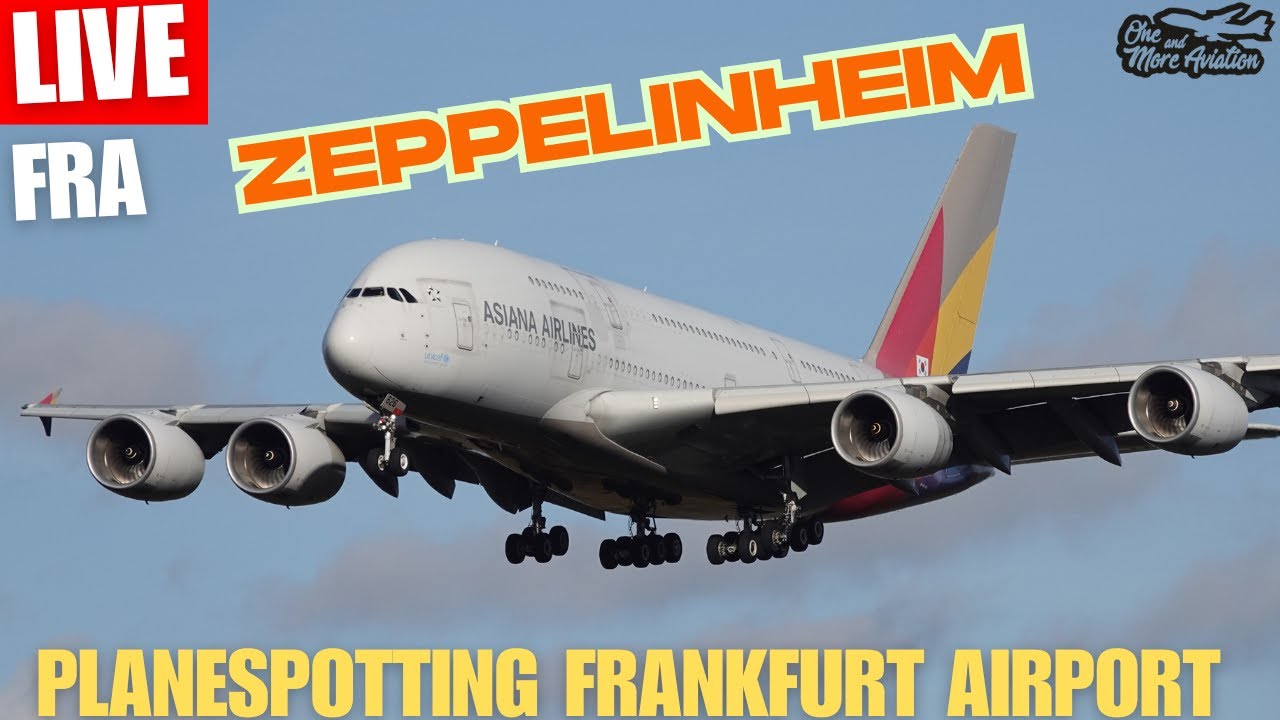 🔴Live Planespotting Frankfurt Airport Zeppelinheim Arrival Action 🛬 #live