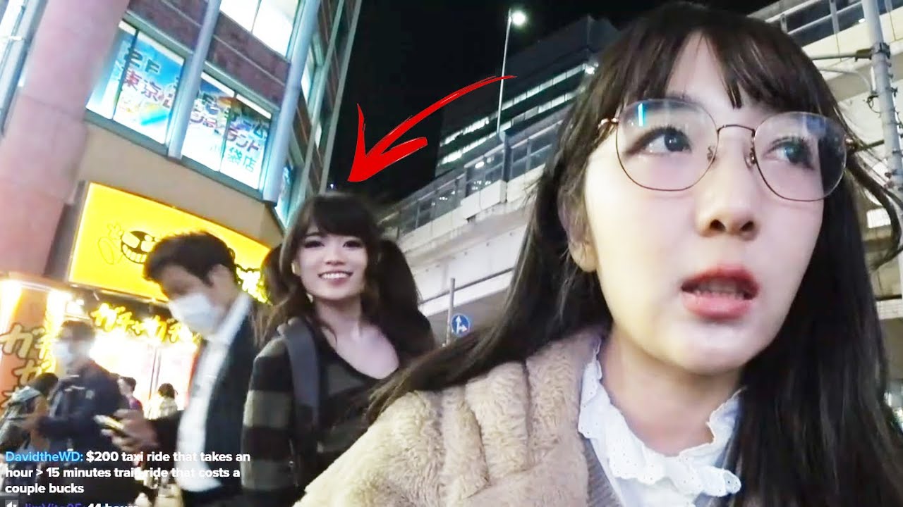 Emiru Scared her New Friend Tanuki in Japan