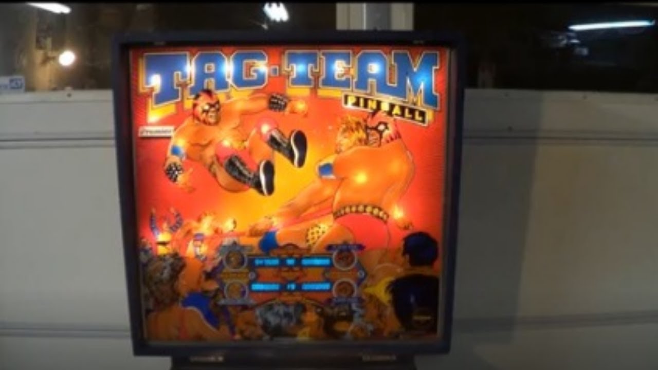 TAG TEAM PINBALL MACHINE - BY PREMIER/GOTTLIEB 1985