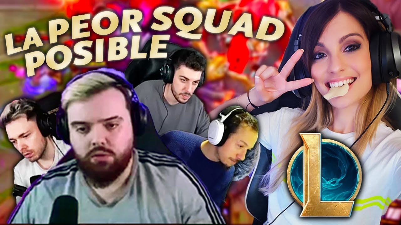 Ibai, Reven, Knekro, Werlyb y Cristinini - JUGANDO al LOL *MUY LAMENTABLE* | Cristinini