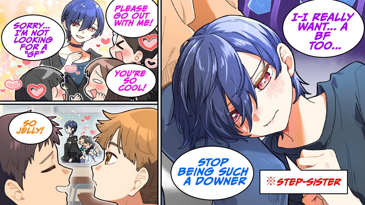 [Manga dub] My popular pretty-boy step-sister who's a hit with all the girls [RomCom]