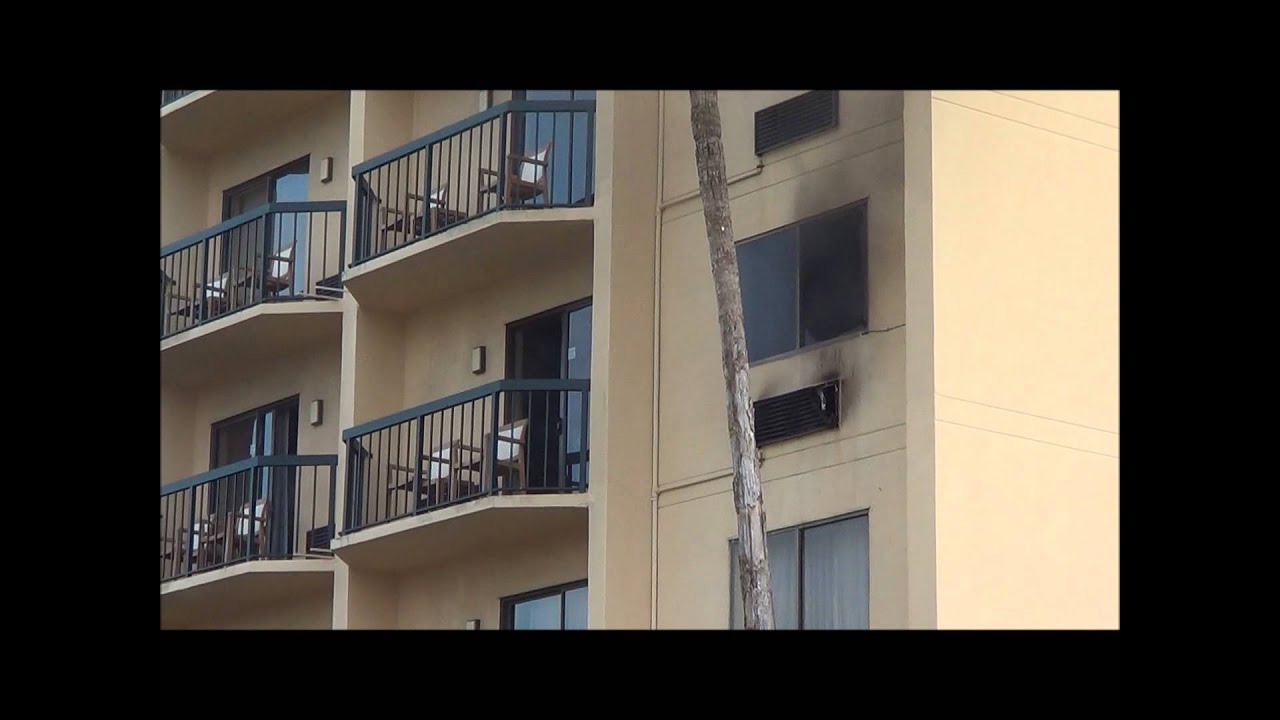 Fire At Cocoa Beach DoubleTree Hilton Hotel Oceanfront