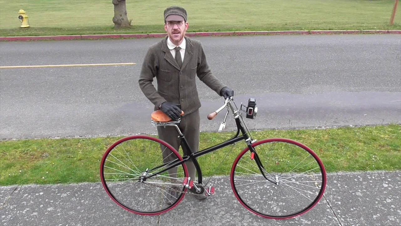 1880s-style Victorian hard tire safety, hand-built by Gabriel Chrisman