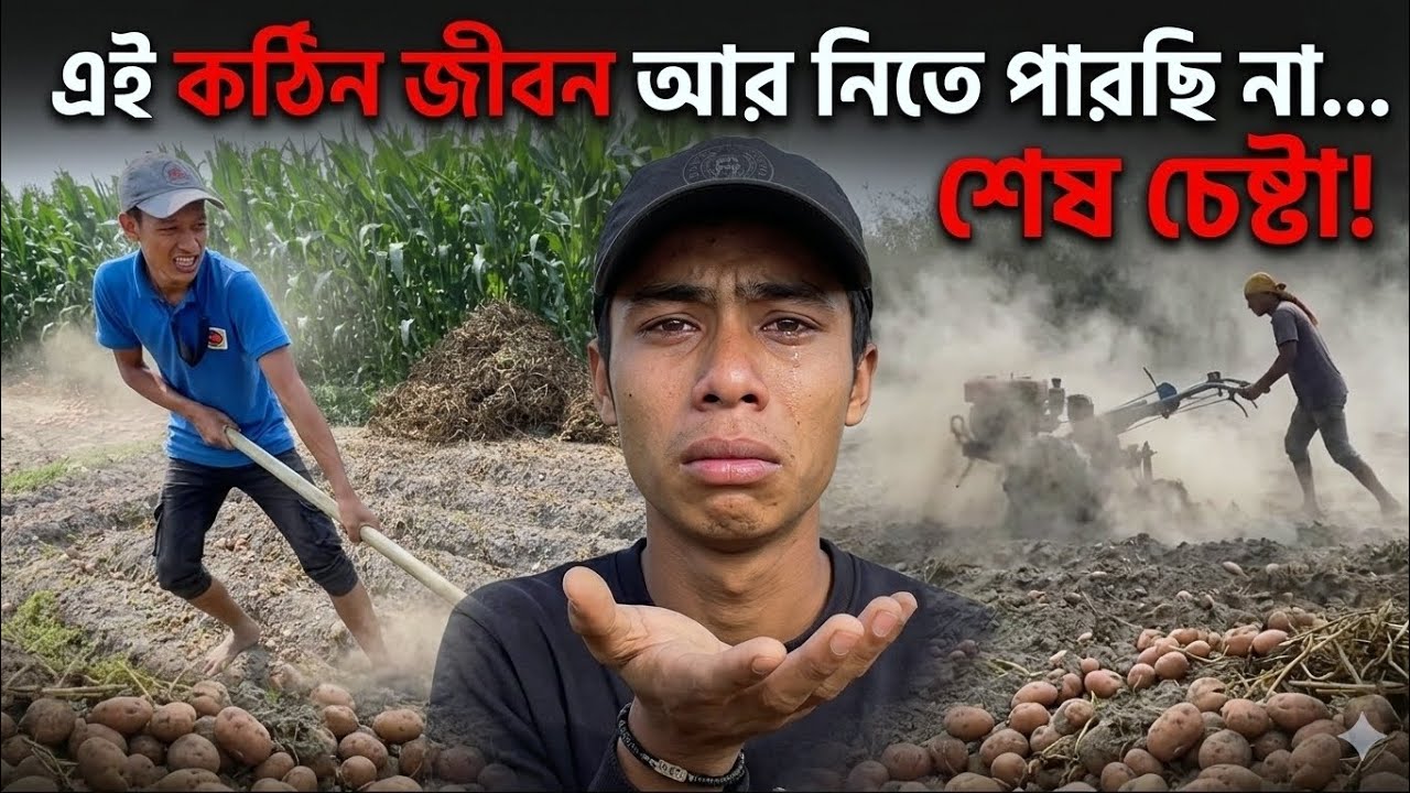  আধুনিক মেশিন বনাম দেশি পদ্ধতি : Harvesting Potato in our Village !!